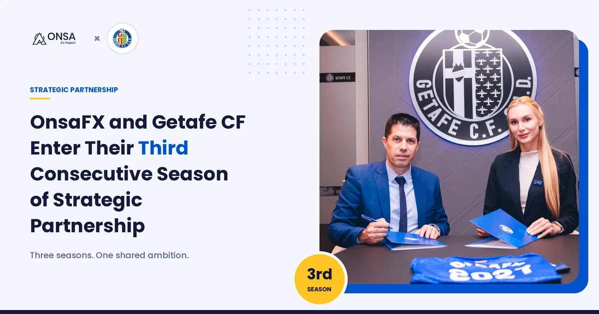 OnsaFX and Getafe CF Continue Partnership for Year Three
