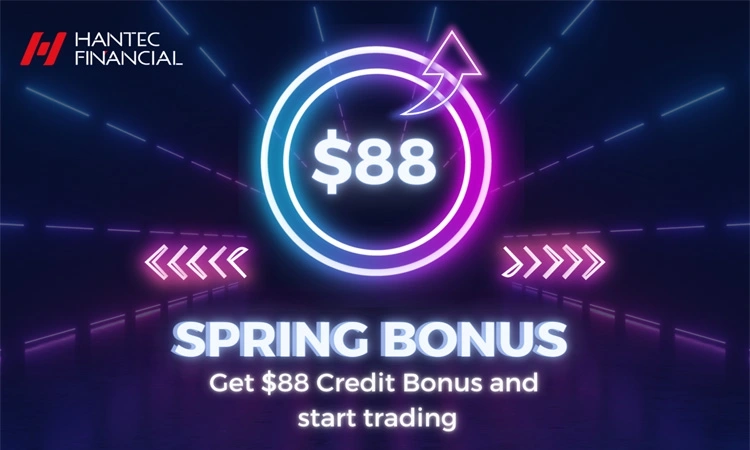 Hantec Financial $88 Spring Forex Credit Bonus gives traders