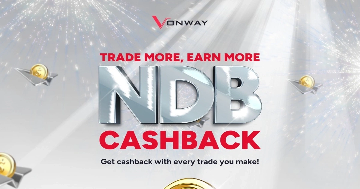 Vonway $100 No Deposit Bonus (NDB) with Cashback Promotion