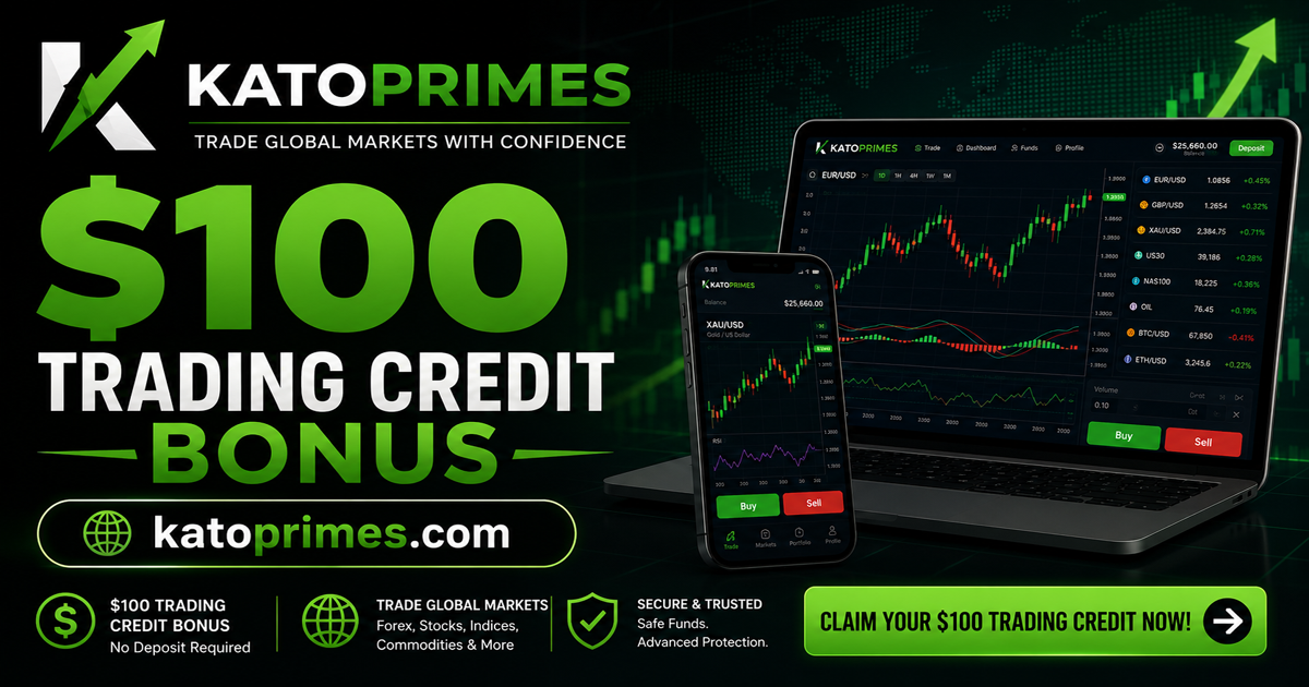 Kato Prime Offers a $100 Trading Cr