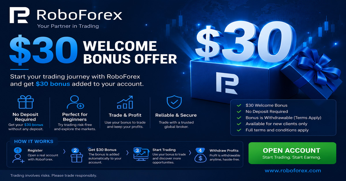 The RoboForex $30 We