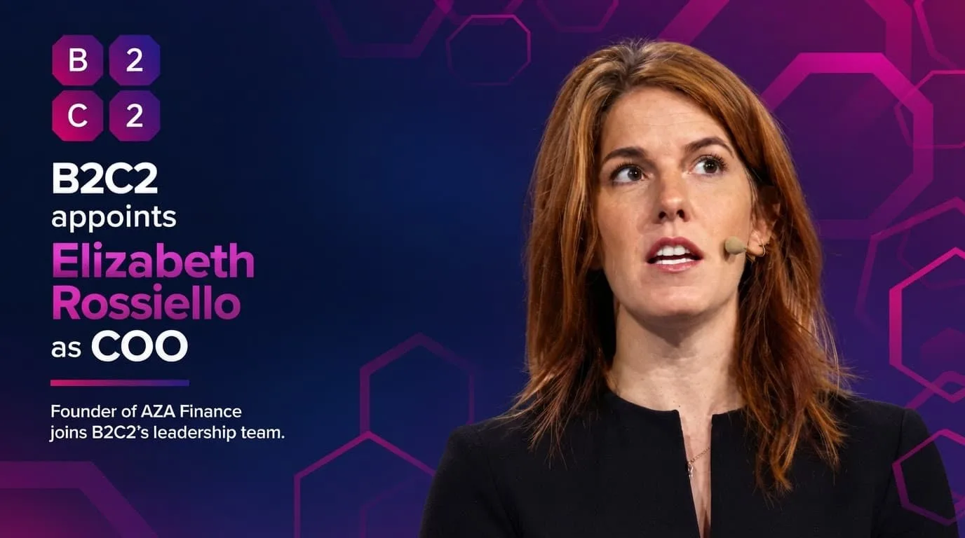 B2C2 appoints AZA Finance founder Elizabeth Rossiello as COO